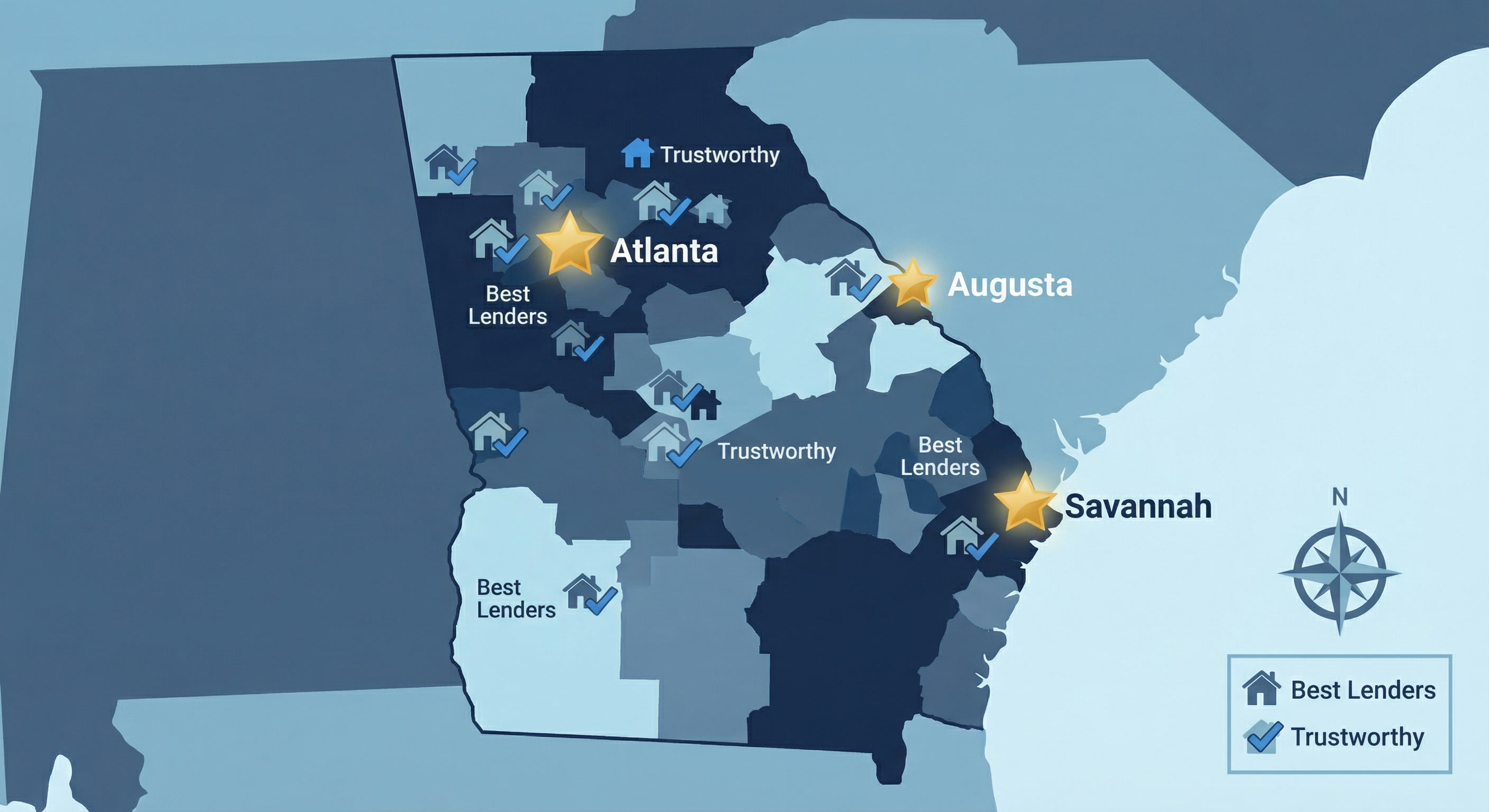 Best Mortgage Lenders in Georgia (2026 Guide)