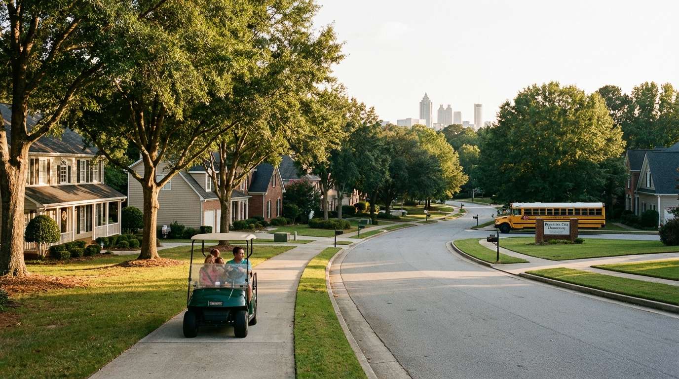 Moving to Peachtree City? The Commute to Midtown Is Rough, But the Schools Make the Math Work